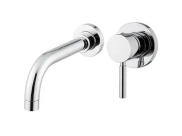 TOKYO - Wall-mounted single handle steel washbasin tap by Gaia Mobili - view 2